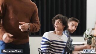 Men - Naughty Hunks Kaleb, Jack & Their Friends Are Having Fun At Their Gay Group Party