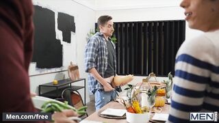 Men - Nate Grimes Plans A Special Friendsgiving Feast Which Ends Up In A Great Orgy