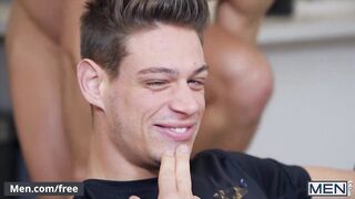 Men - Michael Del Ray Eats Straight Guys Nate Grimes Hole Before Fucking Him Doggystyle