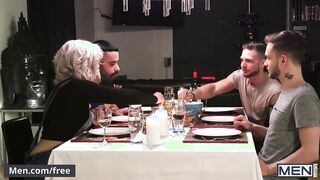 Men.com - Turning my sisters boyfriend gay - The Dinner Party Part 1- Fuck