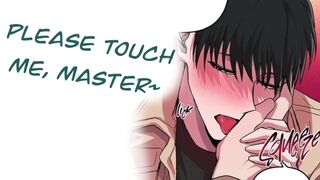 ASMR Subjugated Masculine in Warmth Gives Dirty Oral to His Sir! M4A