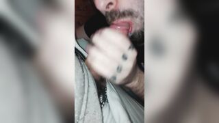 My boy does a deep-throat to a heterosexual stud for cash and blows a load in his jaws