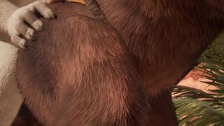 Thick Lion Spunks Inwards Minotaur Grok  (Wooly Homo Intercourse)  Naughty Life Furries