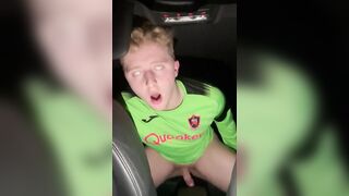Teenagers ravage after football