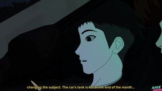 Kaue romping 2 dark-hued fellows at the gas station - kaue-hunter ep 02 part two - manga porn bara yaoi