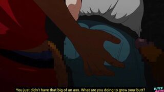 Kaue romping 2 dark-hued fellows at the gas station - kaue-hunter ep 02 part two - manga porn bara yaoi