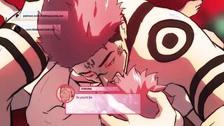 ANIMATED - Sukuna making enjoy to Yuji Preview