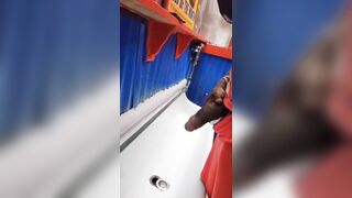 rock-hard to urinate when you have a large dinky