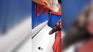 rock-hard to urinate when you have a large dinky