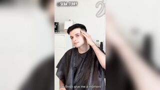 Barber pummeling with his huge dinky his customers taut fuck hole