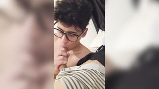 Youngster duo penetrating rock hard sans condom