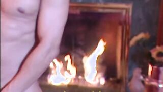 SCHOOL JOCK STRIPPER ALEX GETS ROCK HARD IN FRAT LIVNG APARTMENT