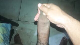 Latino flashes jizz-shotgun and strokes rigid his BWC