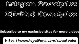 He nailed me and spunked on my bone - sweetpebx