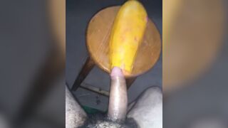 SANS A CONDOM RAVAGING WITH A PAPAYA (FRUIT FETISH)