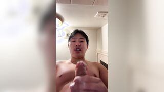 Chinese Man Gobbles His Own Spunk