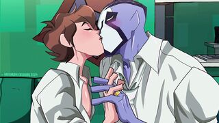 Very first smooches, then poke - Rook hubby toon adult animated parody
