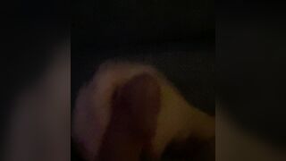 Toying with my dinky while observing TV