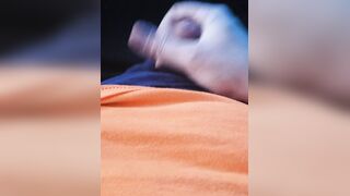 Immense jism from a little man-meat