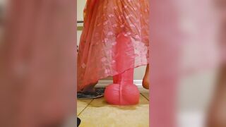 fragile pinkish dude beaver pulverizing