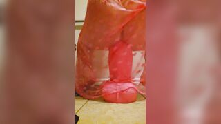 fragile pinkish dude beaver pulverizing