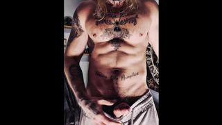 Solo Masculine Bod Opening up and Pipe Taunting on Personal Gym TRAILER