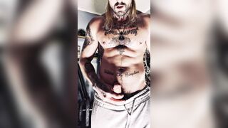 Solo Masculine Bod Opening up and Pipe Taunting on Personal Gym TRAILER