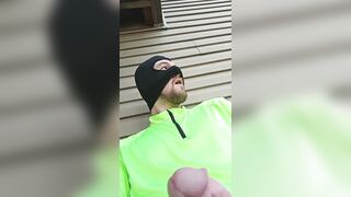 Tugging Off In Public