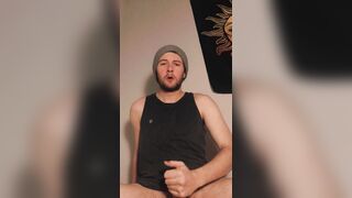 Jacking Off With Precum