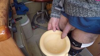 Even Even Yam-sized Folks Need To Wee-Wee In The Potty! Working on a boat and no loo!