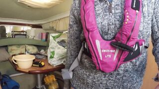 Even Even Yam-sized Folks Need To Wee-Wee In The Potty! Working on a boat and no loo!