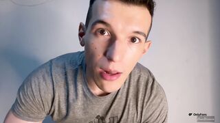 Slobbering on a faggot who was witnessing how he exercised my muscles