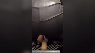 She-male POINT OF VIEW Cock-squeezing A-hole Is Pounded By Machine