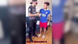 A FOOTBALL MATCH turns in a ROMP MATCH