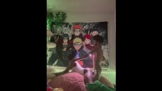 Slinking with my roomie at night