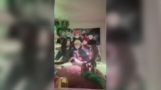 Slinking with my roomie at night