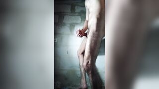 Highly nasty solo masculine onanism