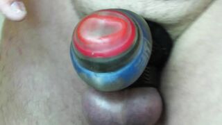 Meaty ginormous juggling Opened up ball-sac & Gigantic Head