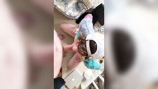 Ample Man sausage Bj to Pop-shot