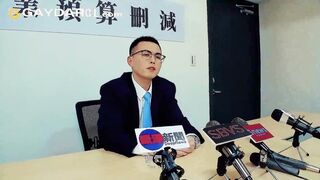 Without a condom three-way Caught on National Live Broadcast