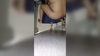 Creaming raw giant backside bottom