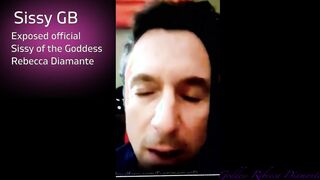 My Official Sissy GB from Orlando, Florida (sissy instructing exposure female domination findom)