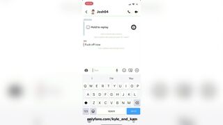 Mine Straight tits homies Shags mine cheating boyfriend over Snapchat