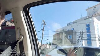 ドライブ中ラブホ寄ってハメた