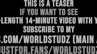 [WorldStudZ] Arab Bodybuilder Yusuf: Worshiped, Fingerblasted, Jerked and Edged after Jizz shot