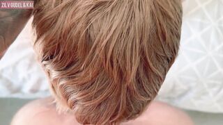 Pretty Lad in Rosy Underpants gets his Slick Arse Poked by a Muscled Twunk