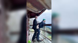 Acquaintance’s wifey went to couch early at wedding, so he plowed me instead.