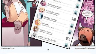 Fur covered Comic Dub: 609 by Brae! (Fur covered Cartoon, Furries, Wooly Fuck-a-thon, Unshaved, Public Buttfuck)