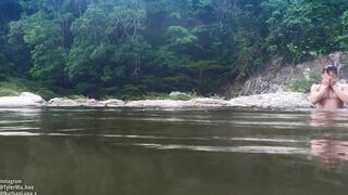 Public outdoor poke, paramour man Latino Nathan plows Chinese fellow Tyler Wu