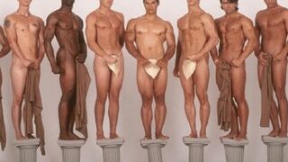 GREEK GAMES 2000 BC- Athletes Contest Bare